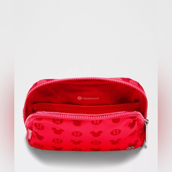 Lululemon x Disney Everywhere Belt Bag Mickey and Logo Printed Classic Pink - Picture 2 of 9